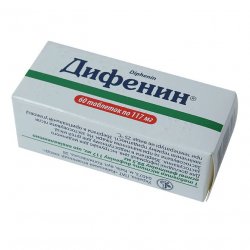 Дифенин (Фенитоин) таблетки 117мг №60 в Благовещенске и области фото