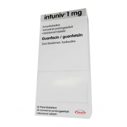 Интунив Intuniv ретард таб. 1мг N28