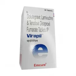 Виропил :: Viropil :: Долутегравир + тенофовир + ламивудин 50+300+300мг таб. №30
