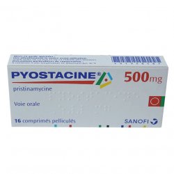 Пиостацин (Пристинамицин) таблетки 500мг №16 в Благовещенске и области фото